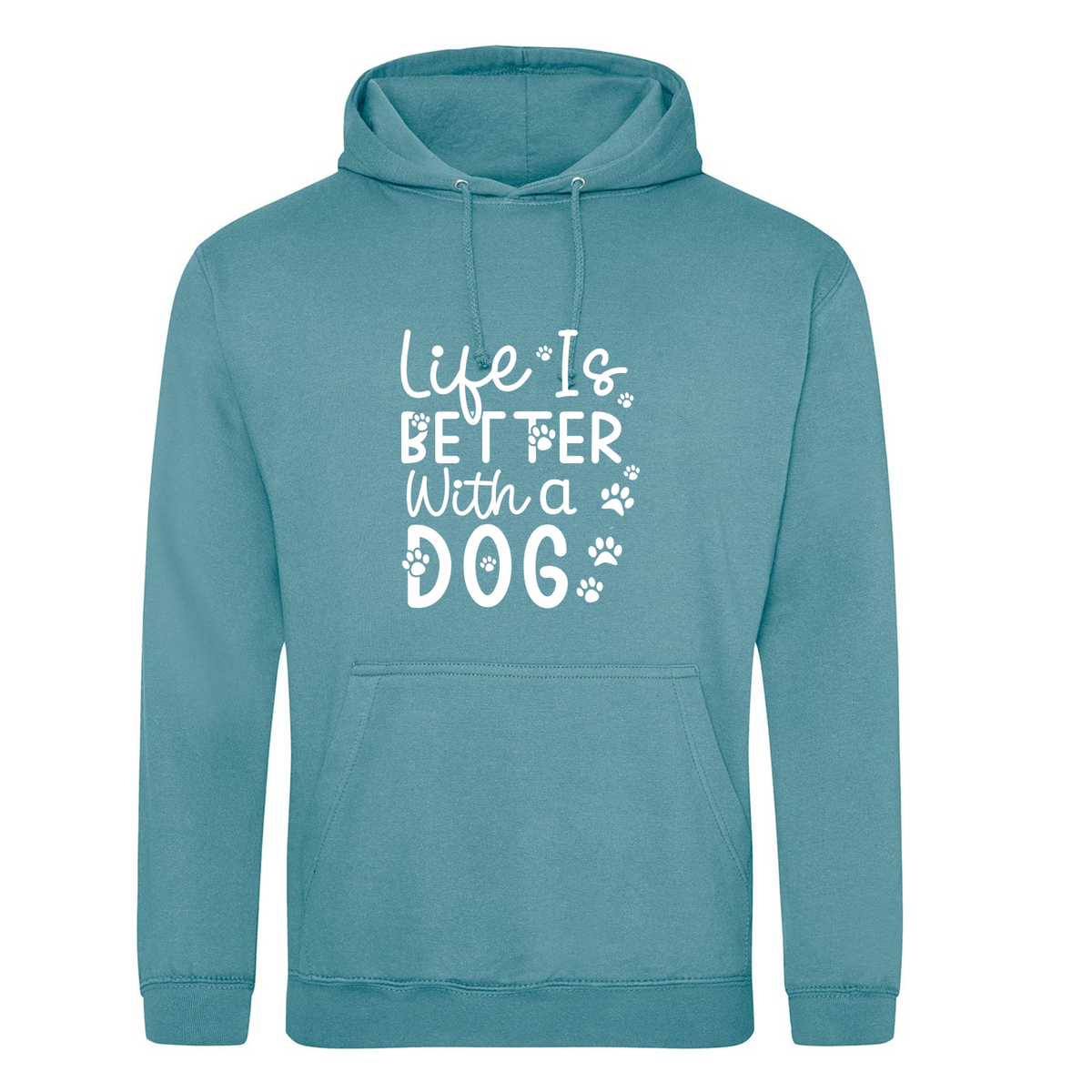 Life is Better with Dogs/with a Dog Hoodie - Made to Order