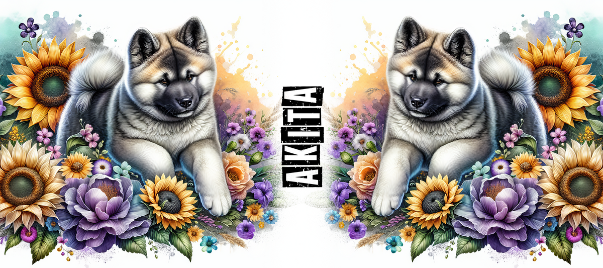 Dog Breed Floral Mug