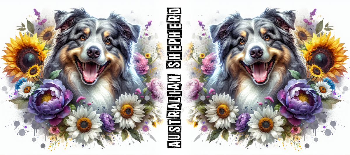 Dog Breed Floral Mug