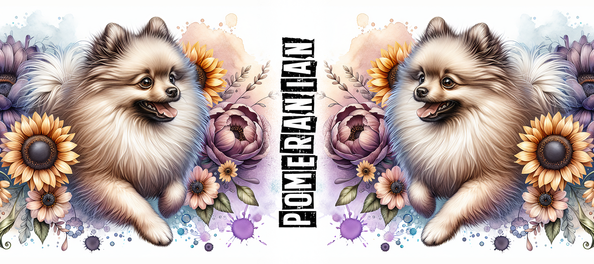 Dog Breed Floral Mug