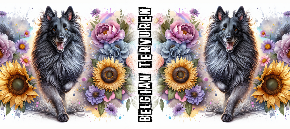 Dog Breed Floral Mug