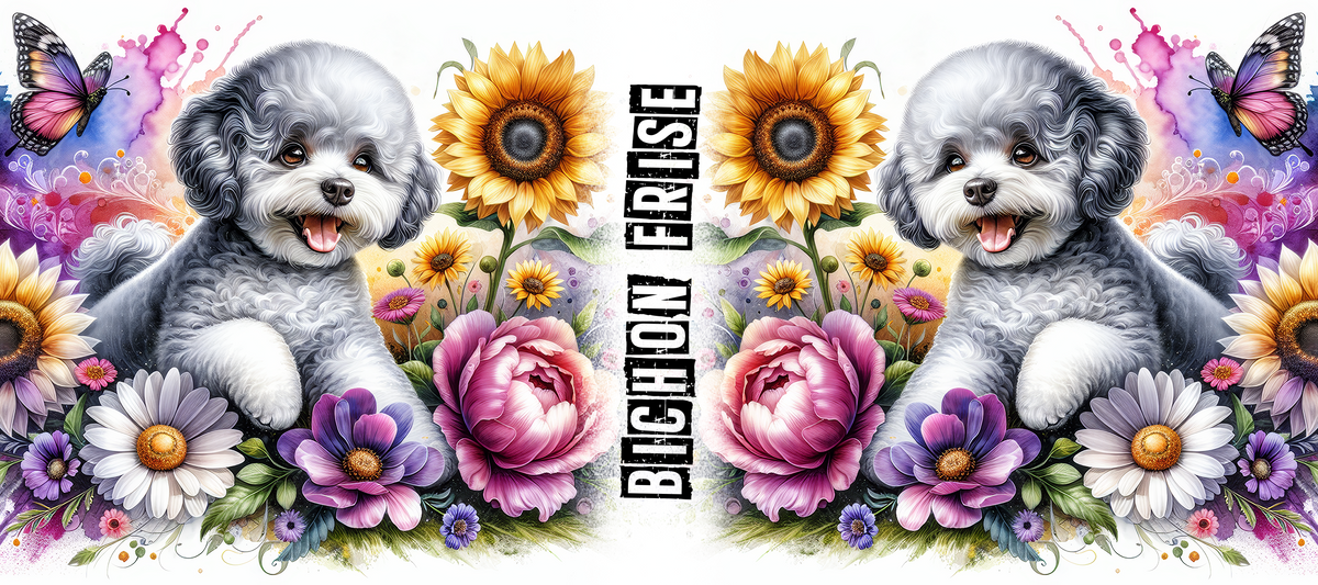 Dog Breed Floral Mug