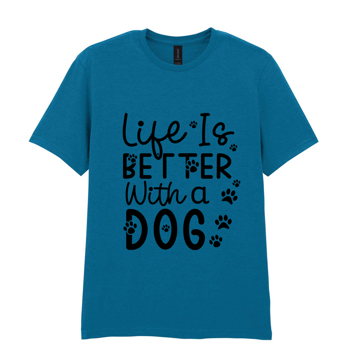 Life is Better with Dogs/with a Dog Tee - Made to Order
