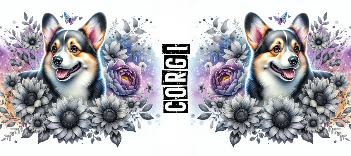 Dog Breed Floral Mug