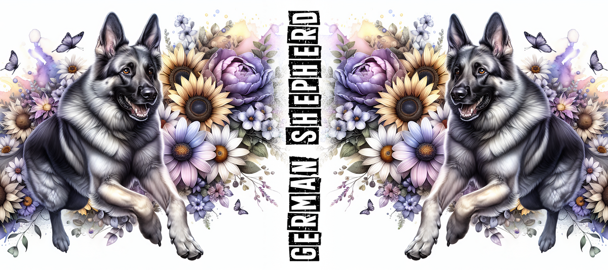 Dog Breed Floral Mug