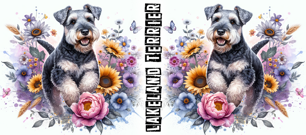 Dog Breed Floral Mug