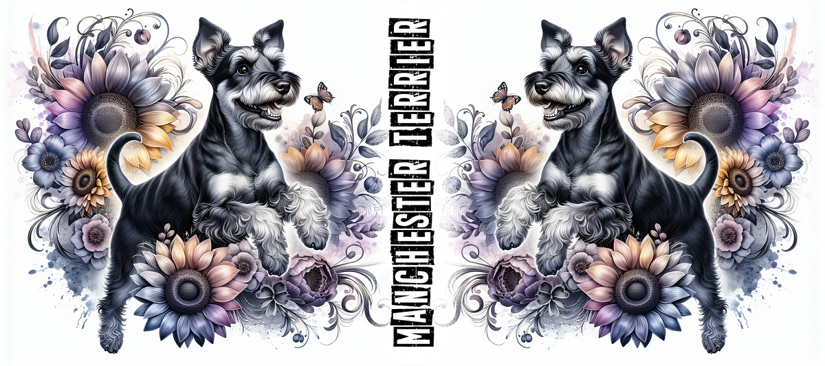 Dog Breed Floral Mug