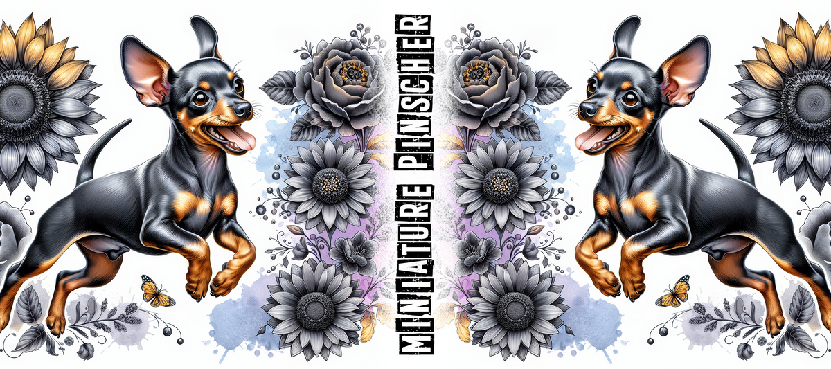 Dog Breed Floral Mug