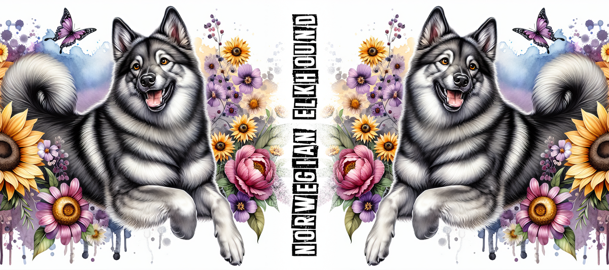 Dog Breed Floral Mug