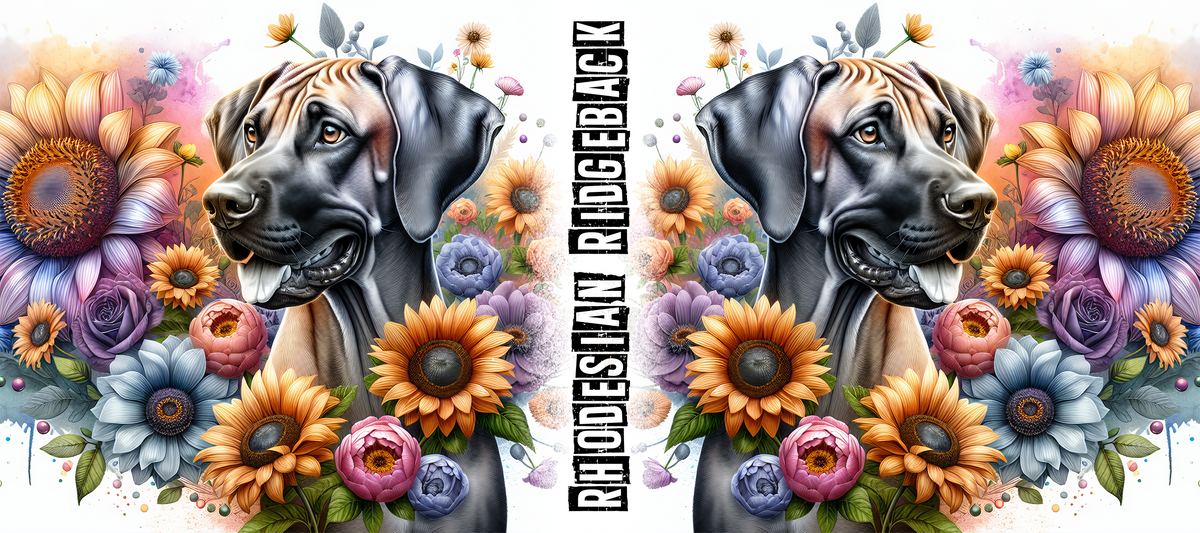 Dog Breed Floral Mug