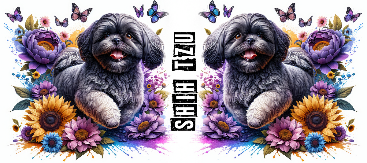 Dog Breed Floral Mug