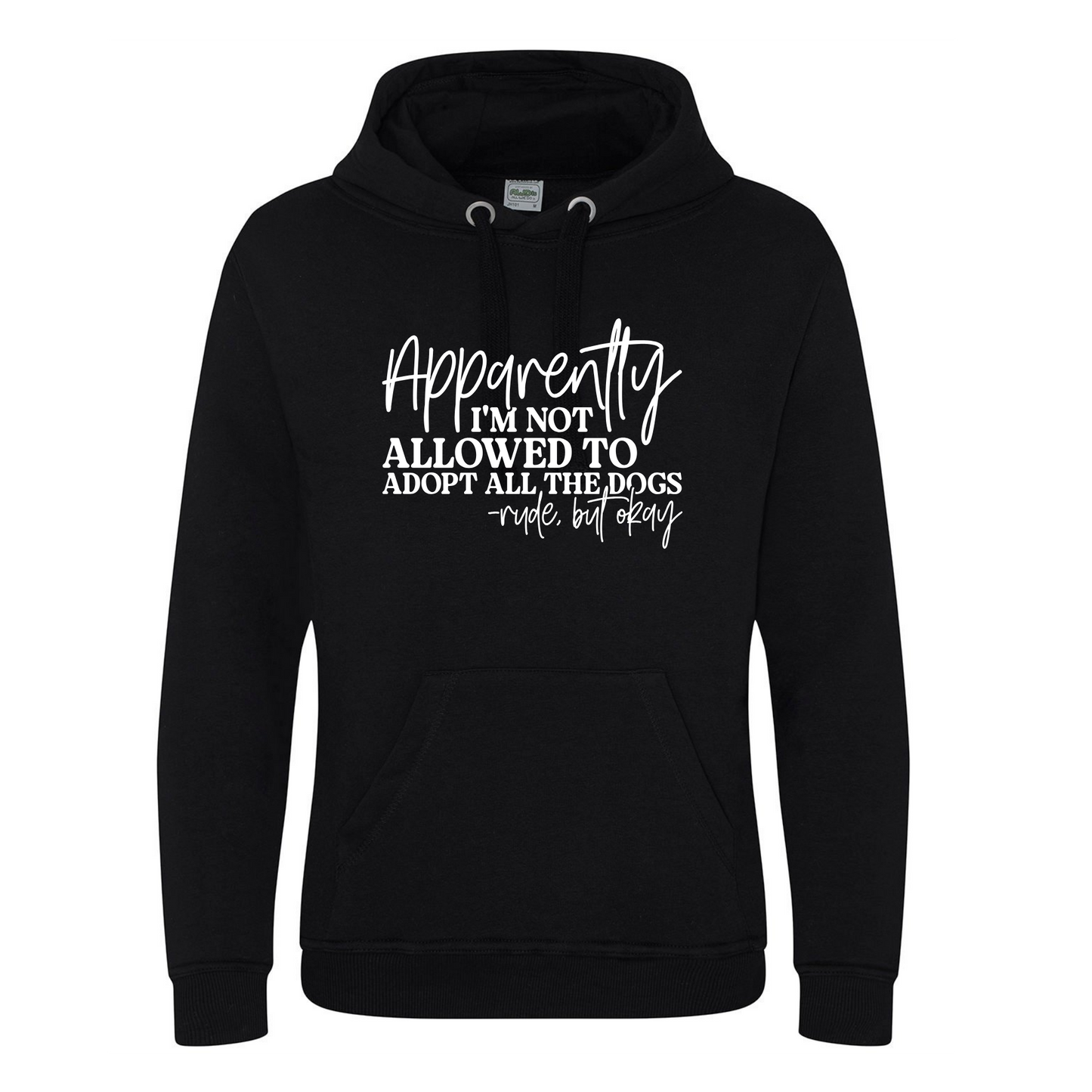 Apparently I can't adopt all of the dogs Heavyweight Hoodie - Made to Order