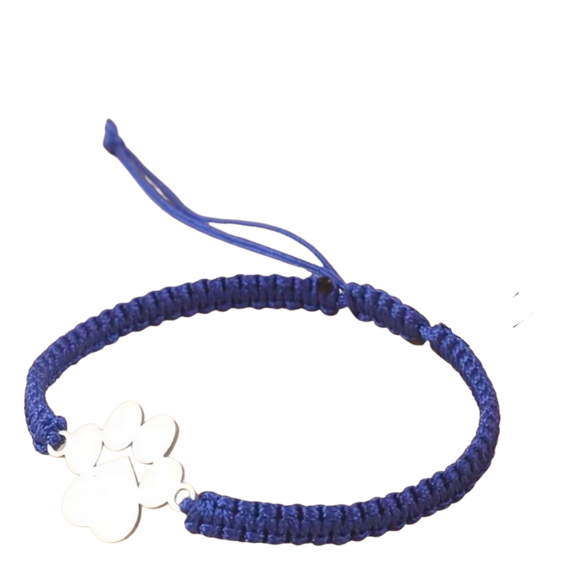 Paw Print Adjustable Cord Bracelet
