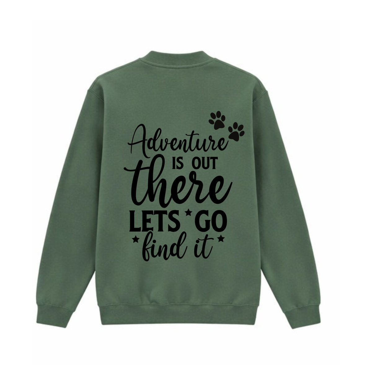 Adventure is out there Quarter Zip Sweater - Made to Order