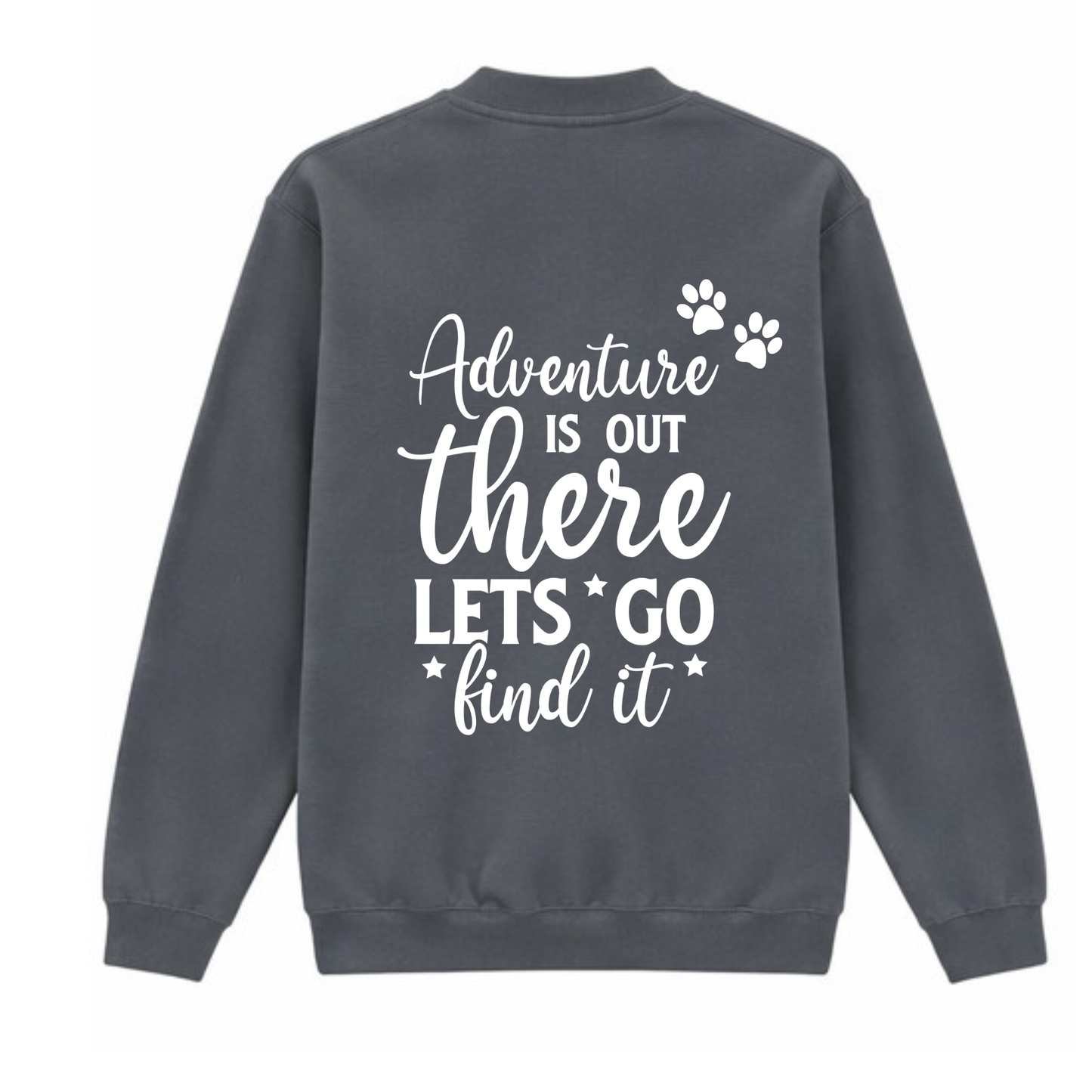 Adventure is out there Quarter Zip Sweater - Made to Order