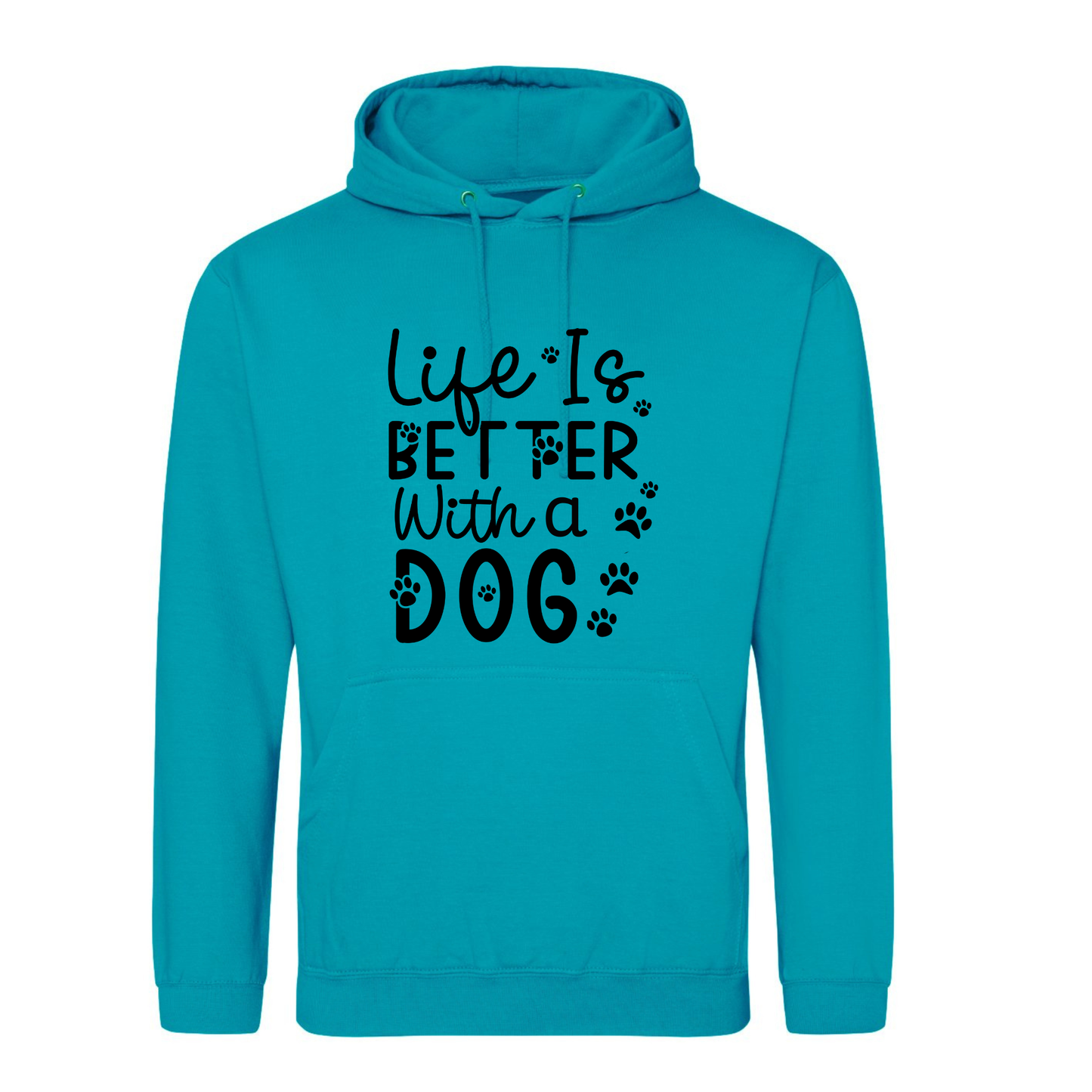 Life is Better with Dogs/with a Dog Hoodie - Made to Order