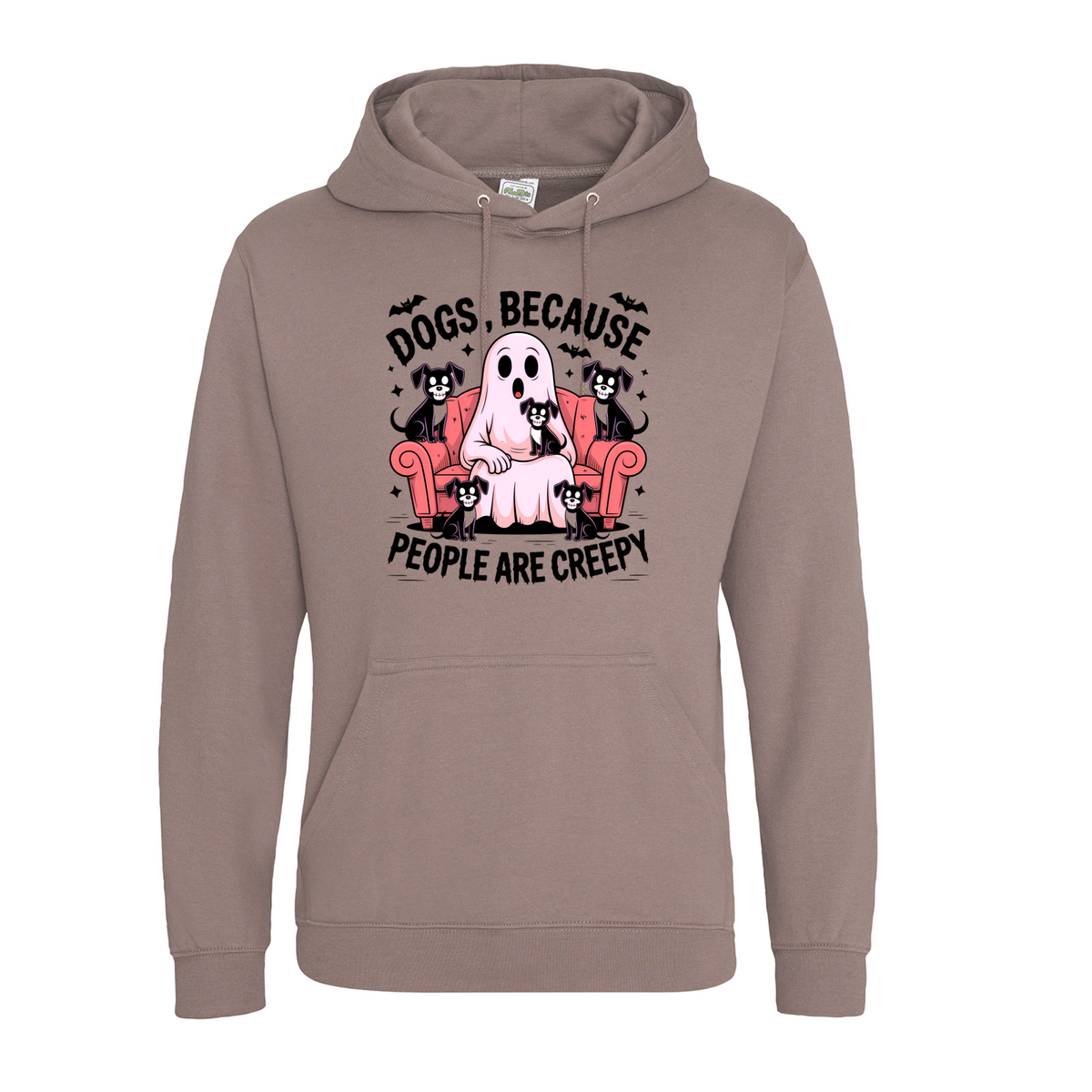 Dogs Because People Are Creepy Hoodie – Made to Order