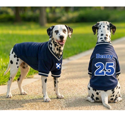 Limited Edition Scotland Supporter Personalised Pet Shirt - Available Online Only