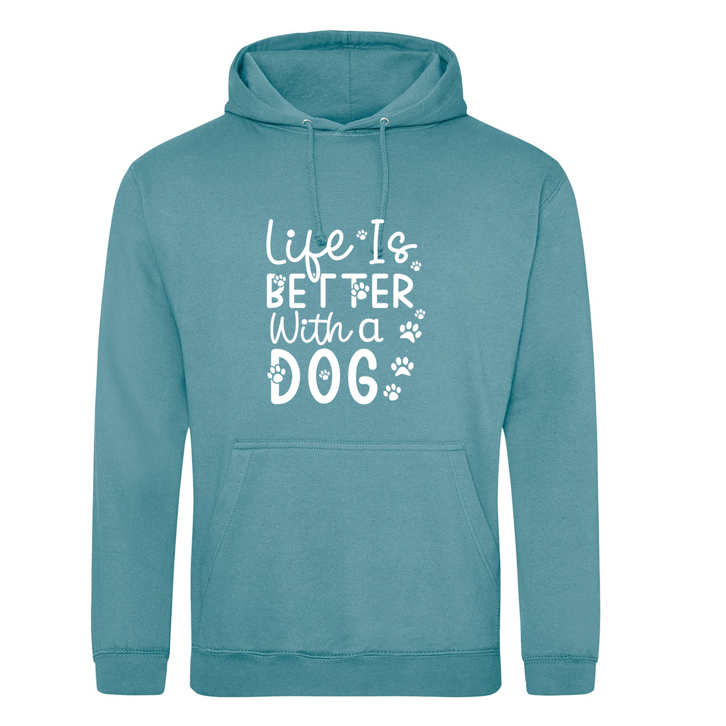 Life is Better with Dogs/with a Dog Hoodie - Made to Order