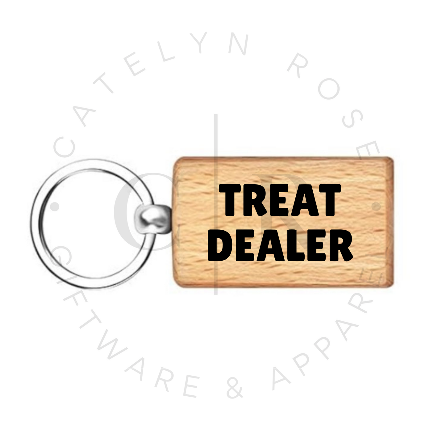 Treat Dealer – Wooden Keyring