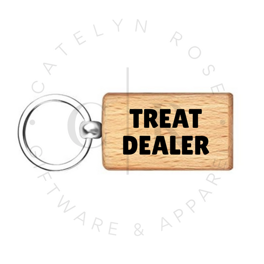 Treat Dealer – Wooden Keyring