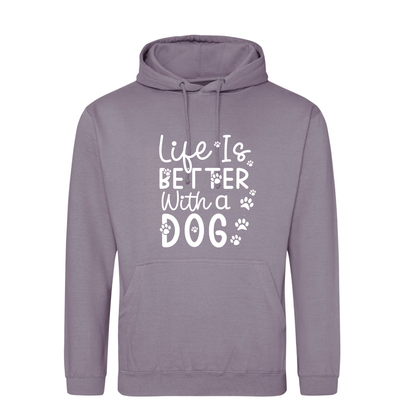 Life is Better with Dogs/with a Dog Hoodie - Made to Order