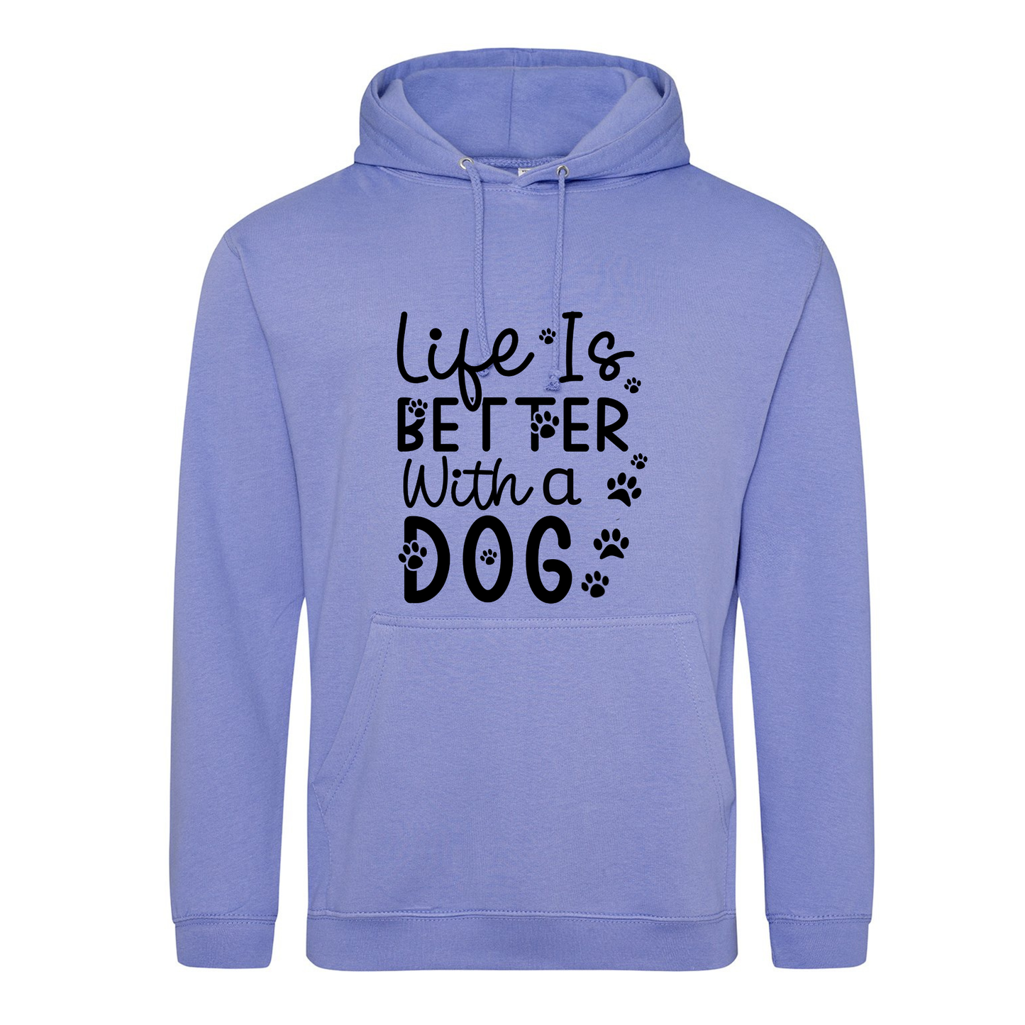Life is Better with Dogs/with a Dog Hoodie - Made to Order