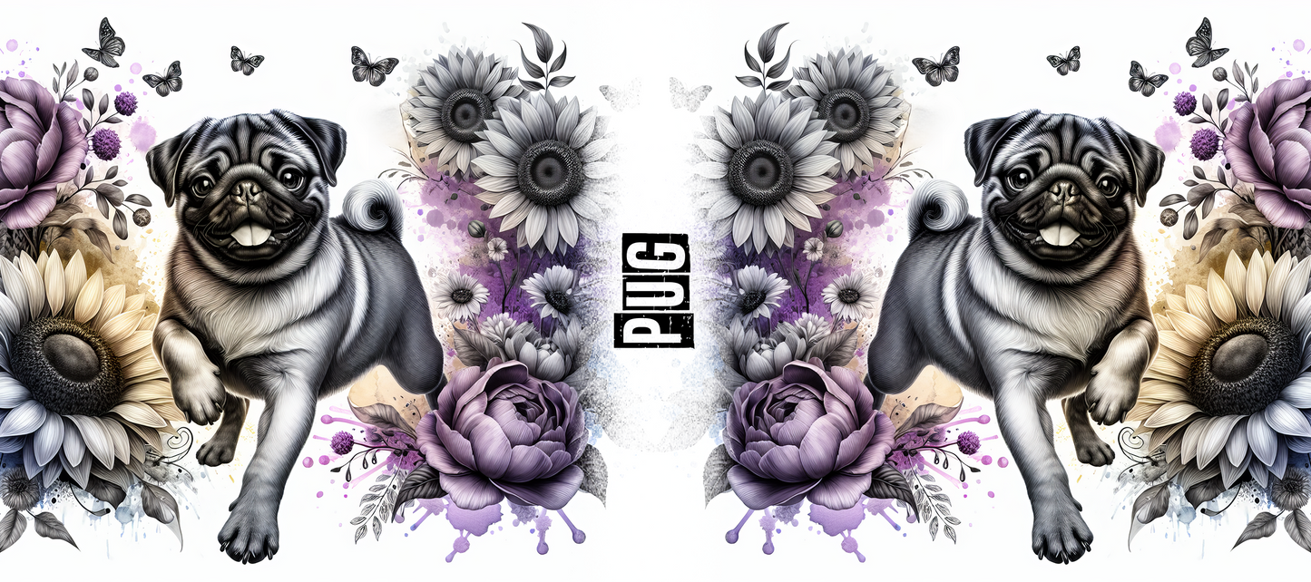 Dog Breed Floral Mug
