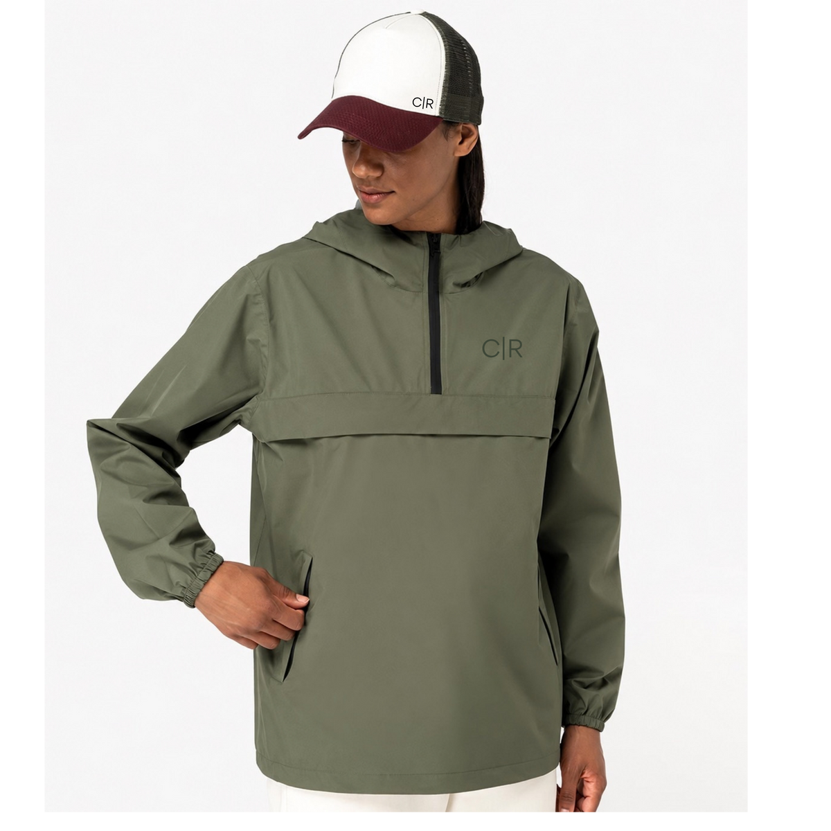 C|R Unisex Waterproof Quarter-Zip Windbreaker - Made to Order