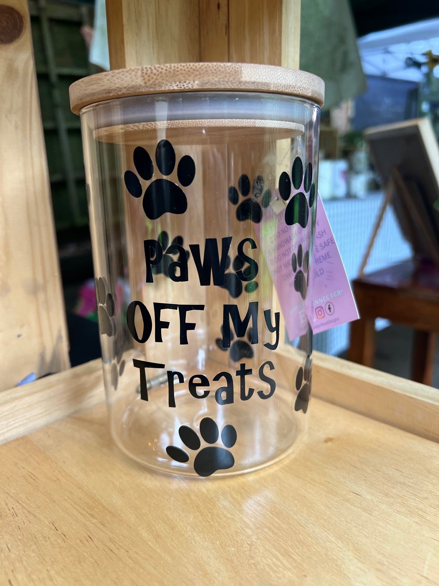Paws Of My Treats - Treat Jar