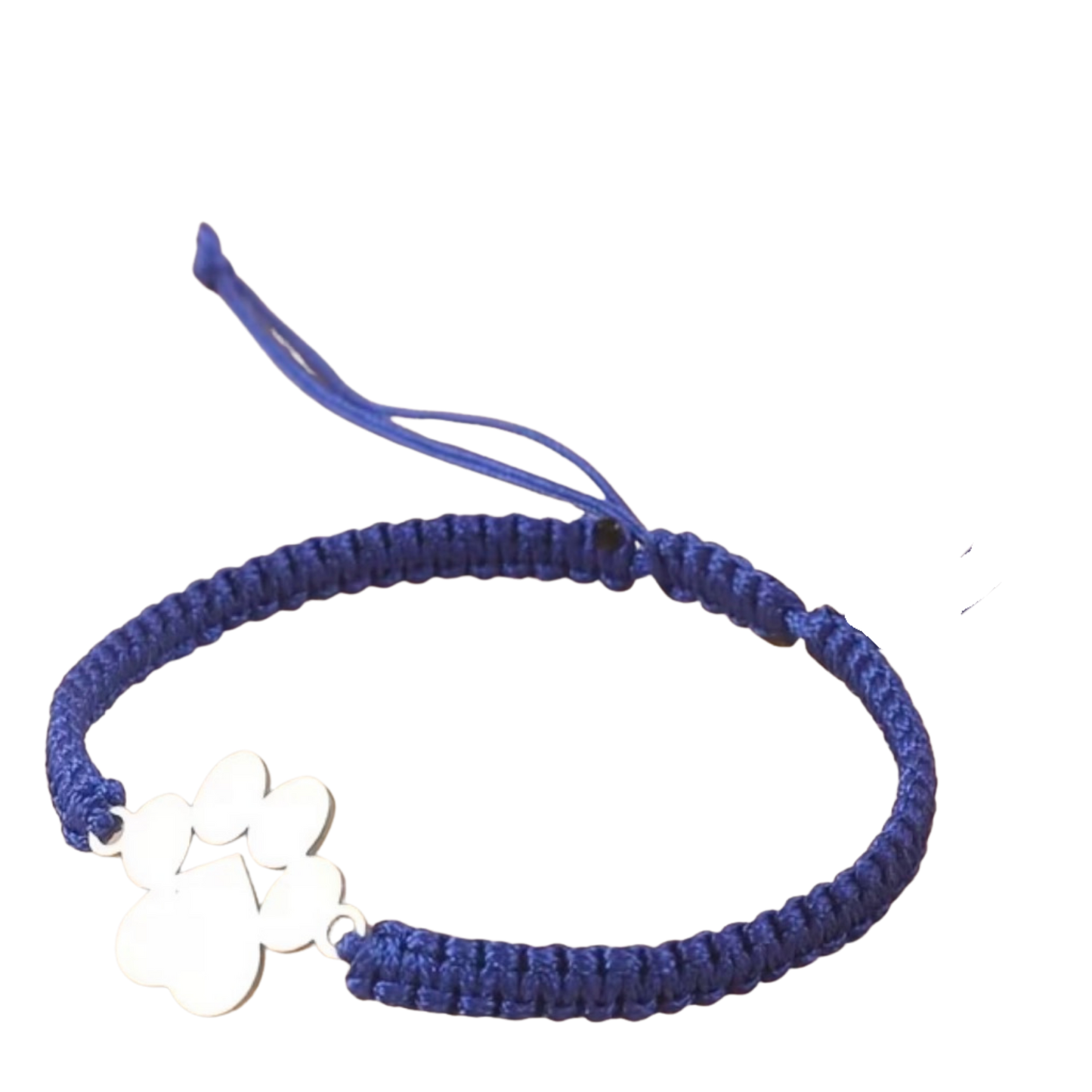 Paw Print Adjustable Cord Bracelet