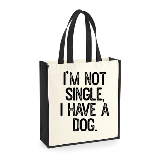 I’m Not Single, I Have a Dog(s) Tote Bag - Made to Order