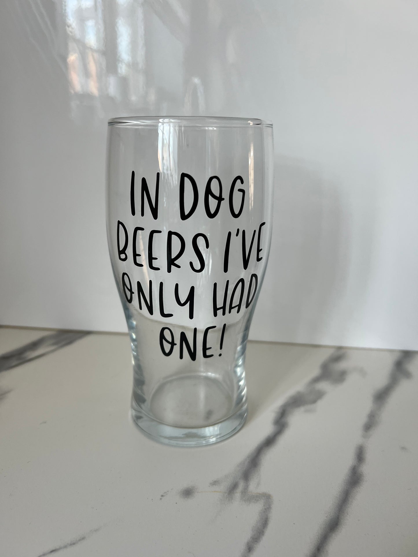 It’s Not Drinking Alone Glass